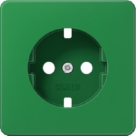 CD 520 BF GN PL (20 Stück) - Cover plate for Wall socket green CD 520 BF GN PL