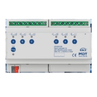 AZI-0616.03 - KNX Switch Actuator 6-fold, 8SU, MDRC, 16/20 A, 230 V AC, C-load, 200µF, power measurement AZI-0616.03