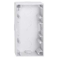 MEG4024-1425 - Surface mounted housing 2-gang white MEG4024-1425