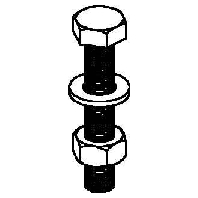 SKM 12X50 V (10 Stück) - Machine screw M12x50mm SKM 12X50 V