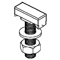 HK 612/50 F - T-head bolt for channels M12x50mm HK 612/50 F