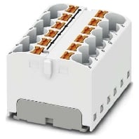 PTFIX 12X4 WH (8 Stück) - Feed-through terminal block 36,9mm 32A PTFIX 12X4 WH