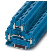 UTTB 4 BU (50 Stück) - Feed-through terminal block 6,2mm 30A UTTB 4 BU