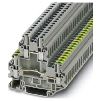 UTTB 4-PE/L (50 Stück) - Feed-through terminal block 6,2mm 30A UTTB 4-PE/L