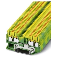 PT 2,5-QUATTRO-PE BK (50 Stück) - Ground terminal block 1-p 5,2mm PT 2,5-QUATTRO-PE BK