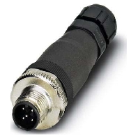 SACC-M12MS #1456466 - Circular connector for field assembly SACC-M12MS 1456466