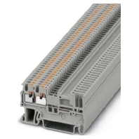 PT 1,5/S-TWIN/1P BK (50 Stück) - Feed-through terminal block 3,5mm 17,5A PT 1,5/S-TWIN/1P BK