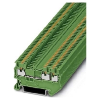 PT 1,5/S-TWIN GN (50 Stück) - Feed-through terminal block 3,5mm 17,5A PT 1,5/S-TWIN GN