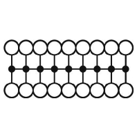 PTFIX 18X1,5-G RD (20 Stück) - Feed-through terminal block 39,9mm 17,5A PTFIX 18X1,5-G RD