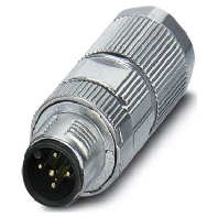 SACC-M12MS-5CT-CM SH - Circular connector for field assembly SACC-M12MS-5CT-CM SH