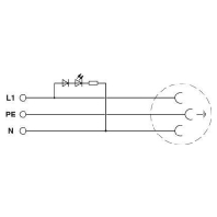 EO-CF/PT/LED (5 Stück) - Socket outlet for distribution board EO-CF/PT/LED