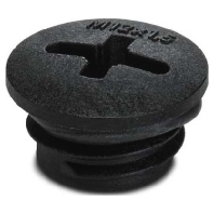 A-INSP-M12-68N-P-BK (10 Stück) - Threaded plug A-INSP-M12-68N-P-BK