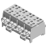 HLAK 35-4/8 GR-S - Power distribution block (rail mount) HLAK 35-4/8 GR-S