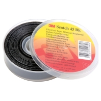 Scotch 45 19x20 bk - Adhesive tape 20m 19mm black Scotch 45 19x20 bk