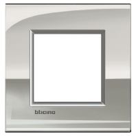 LNE4802PL - Frame 1-gang silver LNE4802PL