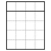 KR 611-5/4-0 AG - Mounting frame for door station 20-unit KR 611-5/4-0 AG