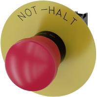 3SU1100-1HA20-1CH0 - Complete push button red 3SU1100-1HA20-1CH0