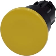 3SU1000-1BA30-0AA0 - Mushroom-button actuator yellow IP68 3SU1000-1BA30-0AA0