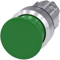 3SU1050-1AD40-0AA0 - Mushroom-button actuator green IP68 3SU1050-1AD40-0AA0