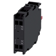 3SU1400-1AA10-3EA0 - Auxiliary contact block 0 NO/2 NC 3SU1400-1AA10-3EA0