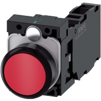 3SU1100-0AB20-1FA0 - Complete push button red 3SU1100-0AB20-1FA0