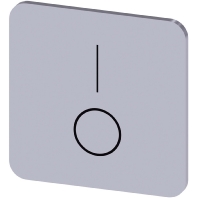3SU1900-0AF81-0QP0 (10 Stück) - Label for control devices Symbol ZollI-0 Zoll 3SU1900-0AF81-0QP0