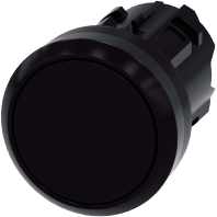 3SU1000-0AA10-0AA0 - Push button actuator black IP68 3SU1000-0AA10-0AA0