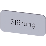 3SU1900-0AC81-0AQ0 (10 Stück) - Label for control devices STÖRUNG 3SU1900-0AC81-0AQ0