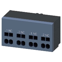 3RA6912-2A - Auxiliary contact block 0 NO/2 NC 3RA6912-2A