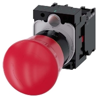 3SU1100-1HB20-1PA0 - Complete push button red 3SU1100-1HB20-1PA0