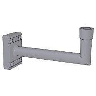 1860320 - Mounting bracket f. door/jalousie motor 1860320