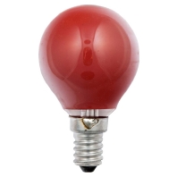 40260 - Round lamp 15W 230V E14 red 40260