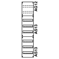 1V43KA - Panel for distribution board 1200x250mm 1V43KA