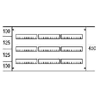 AG33 - Cover for distribution board 450x750mm AG33