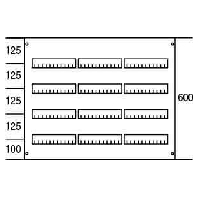 AG34 - Cover for distribution board 600x750mm AG34