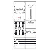 KA4265 - Meter panel 1 kWh-meters 0 rows KA4265