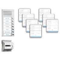 PPAF07-EN/01 - Door station set 7 phones PPAF07-EN/01