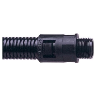 AL54/M50/A/BL (2 Stück) - Straight connector for corrugated hose AL54/M50/A/BL