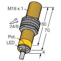 BC5-S18-AP4X - Capacitive proximity sensor 7,5mm BC5-S18-AP4X