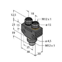 VB2-FSM4.4-2FKM4 - Passive sensor-actuator interface (with VB2-FSM4.4-2FKM4