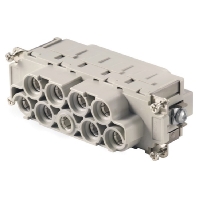 Weidmüller Benelux - HDC insert - HDC S8/0 FAS / Contact insert (industry plug-in connectors) - Female - 690 V - 110 A - Nu - Contactblok voor rechthoekige connector - Grijs