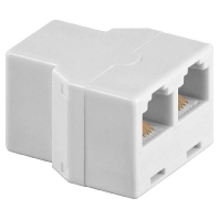 93053 (10 Stück) - Adapter RJ12 6(6) / 2x RJ12 6(6) 93053