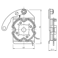 4015K-17 - Other f. door/jalousie motor 4015K-17