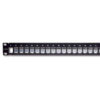 TMPNLZ2401 - TERA-MAX 19 Zoll patch panel 1U for 24 modules black TM-PNLZ-24-01 TMPNLZ2401