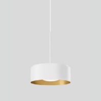 51004.4K3 - LED pendant light velvet white/brass 3000K 51004.4K3