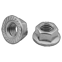 93306-10 (100 Stück) - Flange nut hexagon with locking teeth M10, 93306-10 - Promotional item