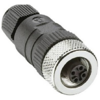 11214 (5 Stück) - Coupling socket RKC 4/7 straight 4-pin PG7 11214