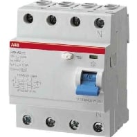 F204A-25/0,5 - Residual current breaker 4-p F204A-25/0,5