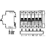 PS 2/58 - Phase busbar 2-p 10mm² PS 2/58