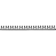 SZ-KS 18/56N - Phase busbar 1-p 16mm² 1007mm SZ-KS 18/56N